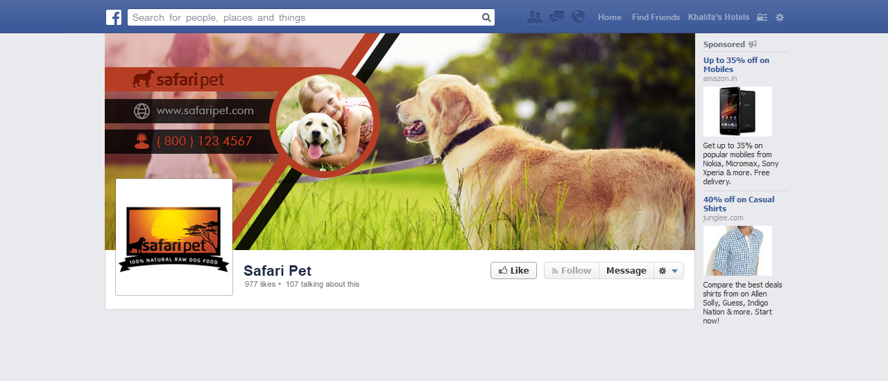 Facebook Design by the-lion-king for this project | Design #3586939