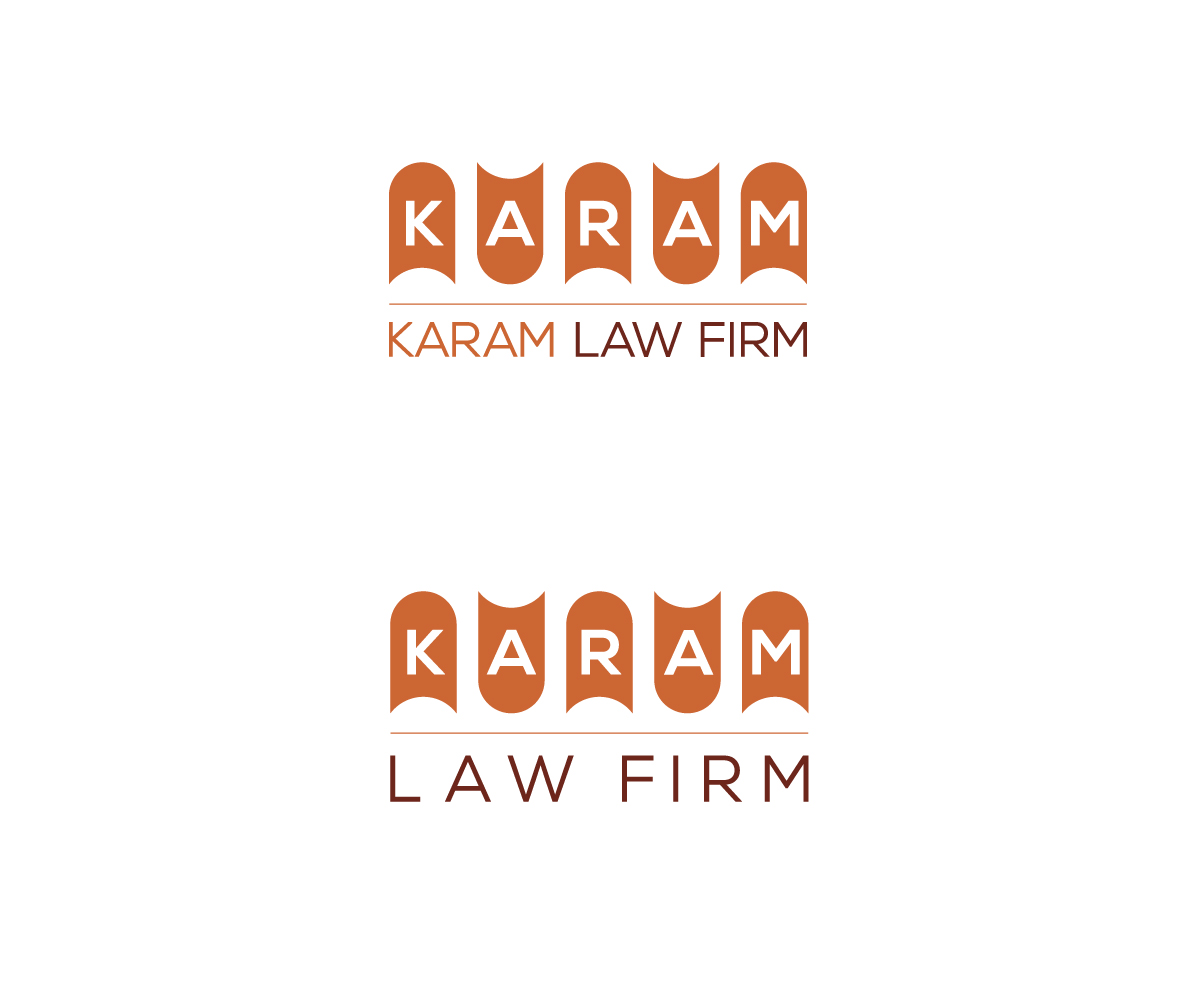 Logo Design by ergo™ for Karam Law Firm | Design #4754592