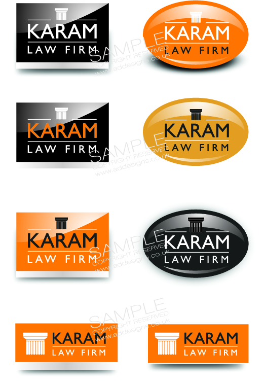 Logo Design by the artworks for Karam Law Firm | Design #4745914
