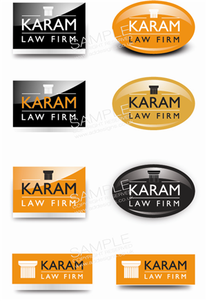 Logo Design by the artworks for Karam Law Firm | Design #4745914