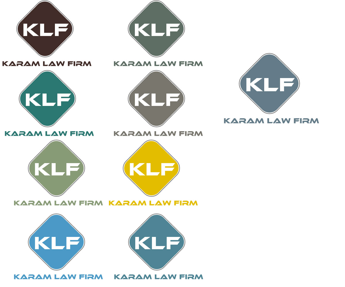 Logo Design by kh10 for Karam Law Firm | Design #4722858