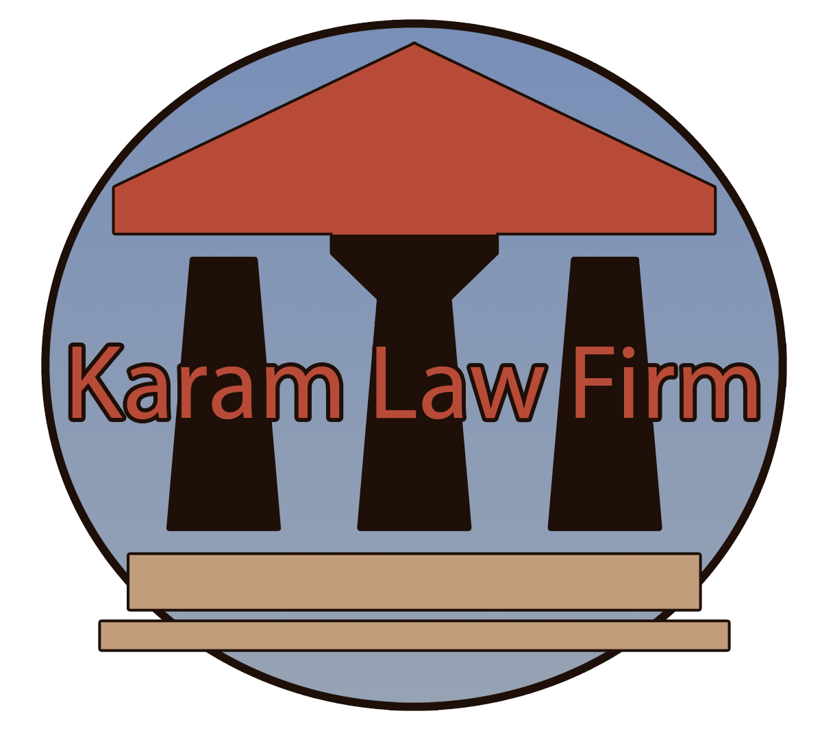 Logo Design by David Winwood for Karam Law Firm | Design #4802694