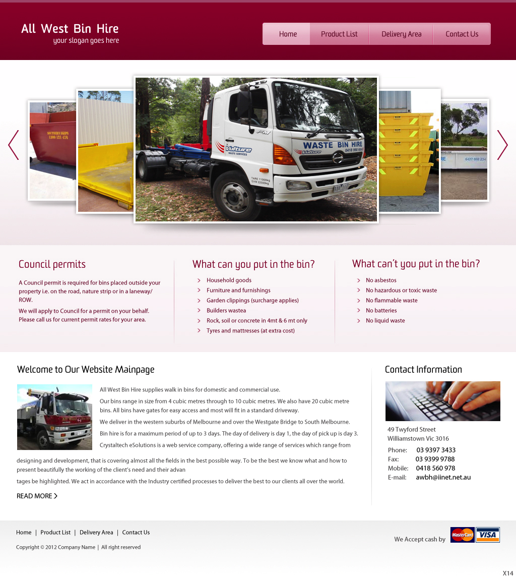 Wordpress Design by pb for this project | Design #897205