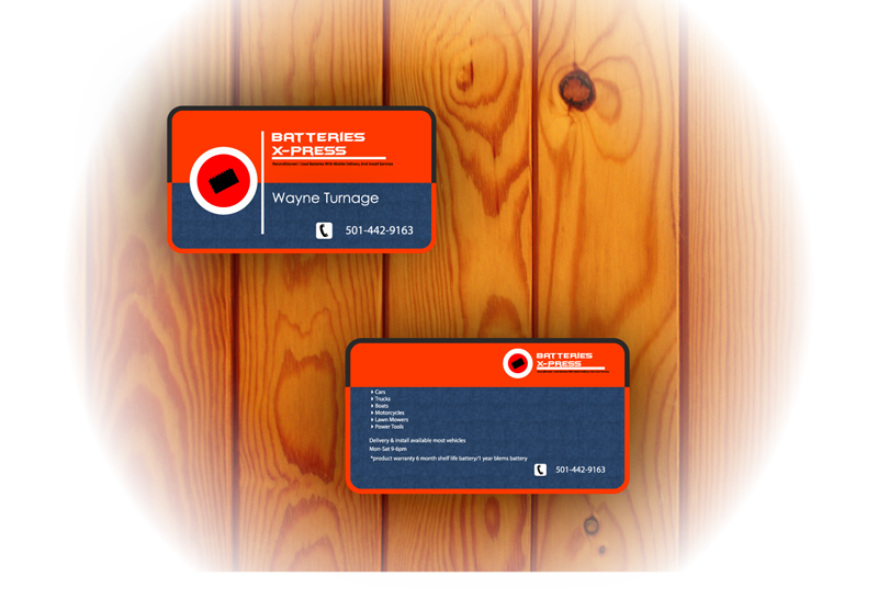 Business Card Design by Design7 for Batteries X-Press, LLC | Design #3623958