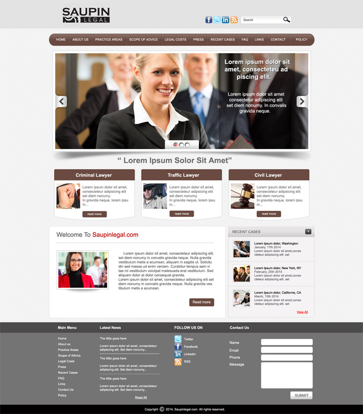Web Design by DesignXyz for Jive Media Solutions | Design #3701006