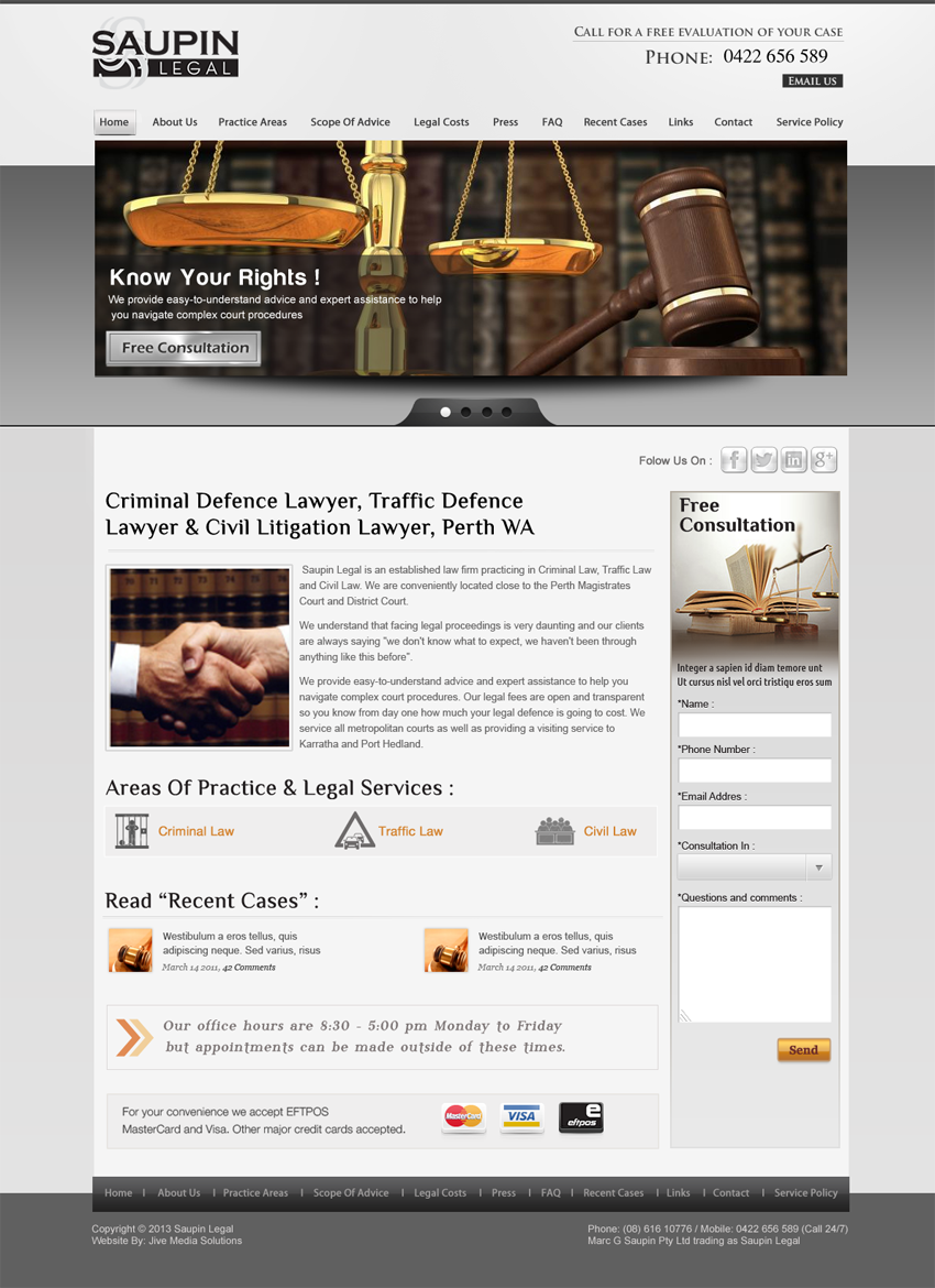 Web Design by rubi for Jive Media Solutions | Design #3630726