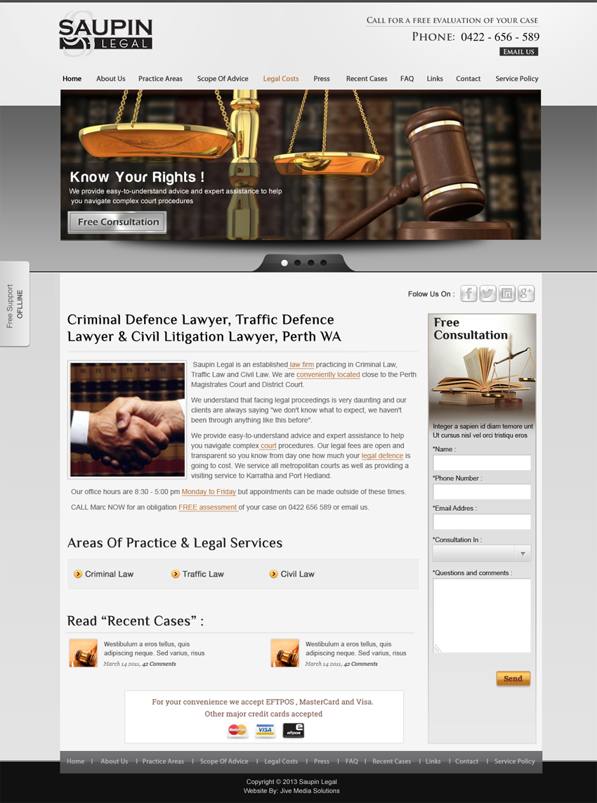 Web Design by rubi for Jive Media Solutions | Design #3649297