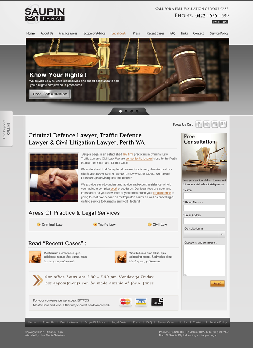 Web Design par rubi pour Jive Media Solutions | Design #3649451