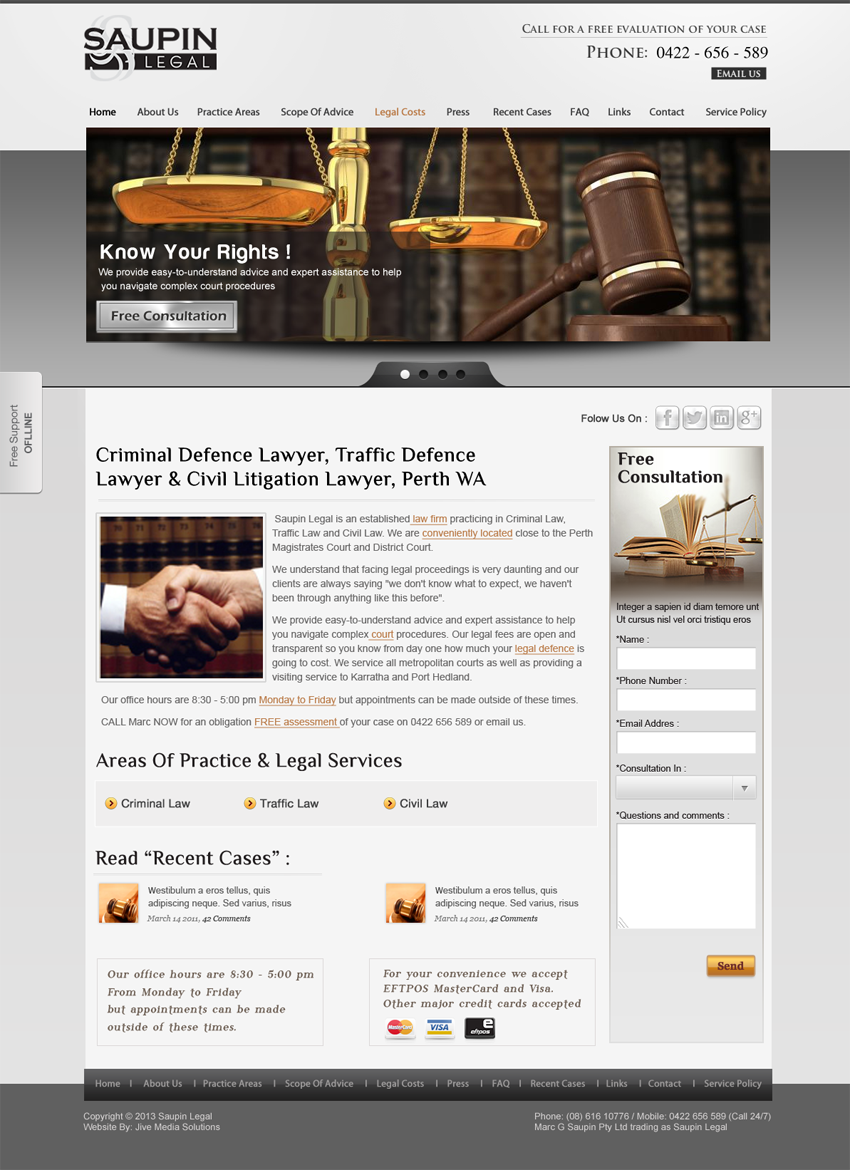 Web Design par rubi pour Jive Media Solutions | Design #3649461