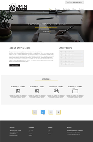 Web Design by VangelTzo for Jive Media Solutions | Design #3583544
