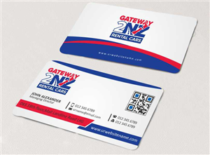 Business Card Design by AwsomeD for Gateway 2 NZ Rental Cars Ltd | Design: #3607494