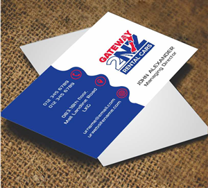Business Card Design by AwsomeD for Gateway 2 NZ Rental Cars Ltd | Design: #3607500