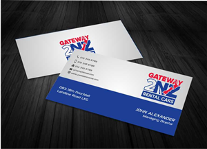Business Card Design by AwsomeD for Gateway 2 NZ Rental Cars Ltd | Design: #3607504