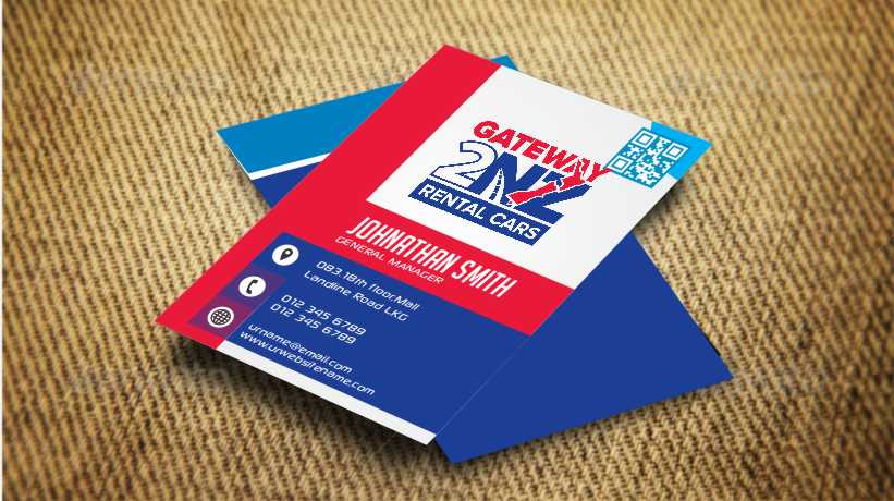 Business Card Design by AwsomeD for Gateway 2 NZ Rental Cars Ltd | Design #3607505