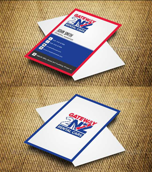 Business Card Design by AwsomeD for Gateway 2 NZ Rental Cars Ltd | Design: #3607509