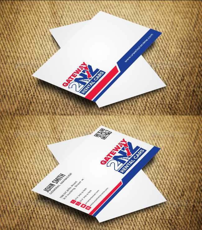 Business Card Design by AwsomeD for Gateway 2 NZ Rental Cars Ltd | Design #3607510