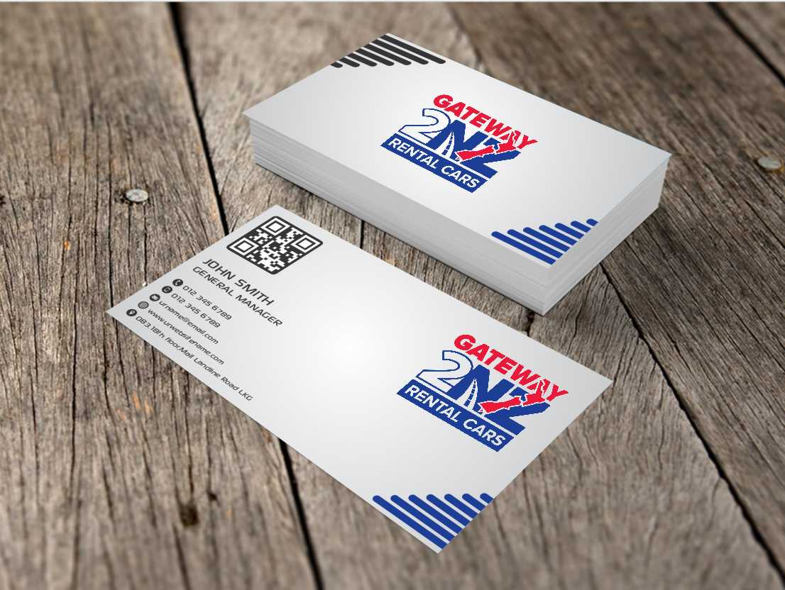 Business Card Design by AwsomeD for Gateway 2 NZ Rental Cars Ltd | Design #3607514