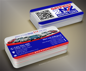 Business Card Design by adiazudin for Gateway 2 NZ Rental Cars Ltd | Design #3605568