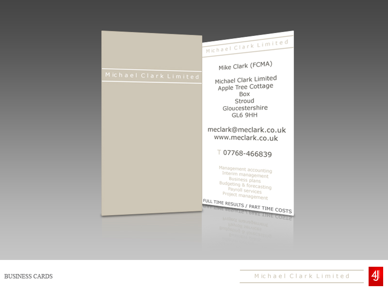 Schreibwaren-Design von Jason Farrell für Michael Clark Limited | Design #95502