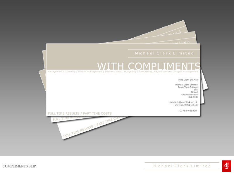 Stationery Design by Jason Farrell for Michael Clark Limited | Design #95504