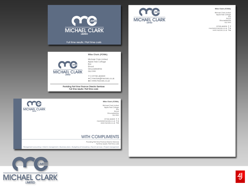 Schreibwaren-Design von Jason Farrell für Michael Clark Limited | Design #98474