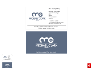 Stationery Design by Jason Farrell for Michael Clark Limited | Design: #99188