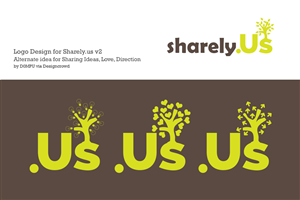 Logo Design by D0MPU for Sharely.Us | Design: #3625398