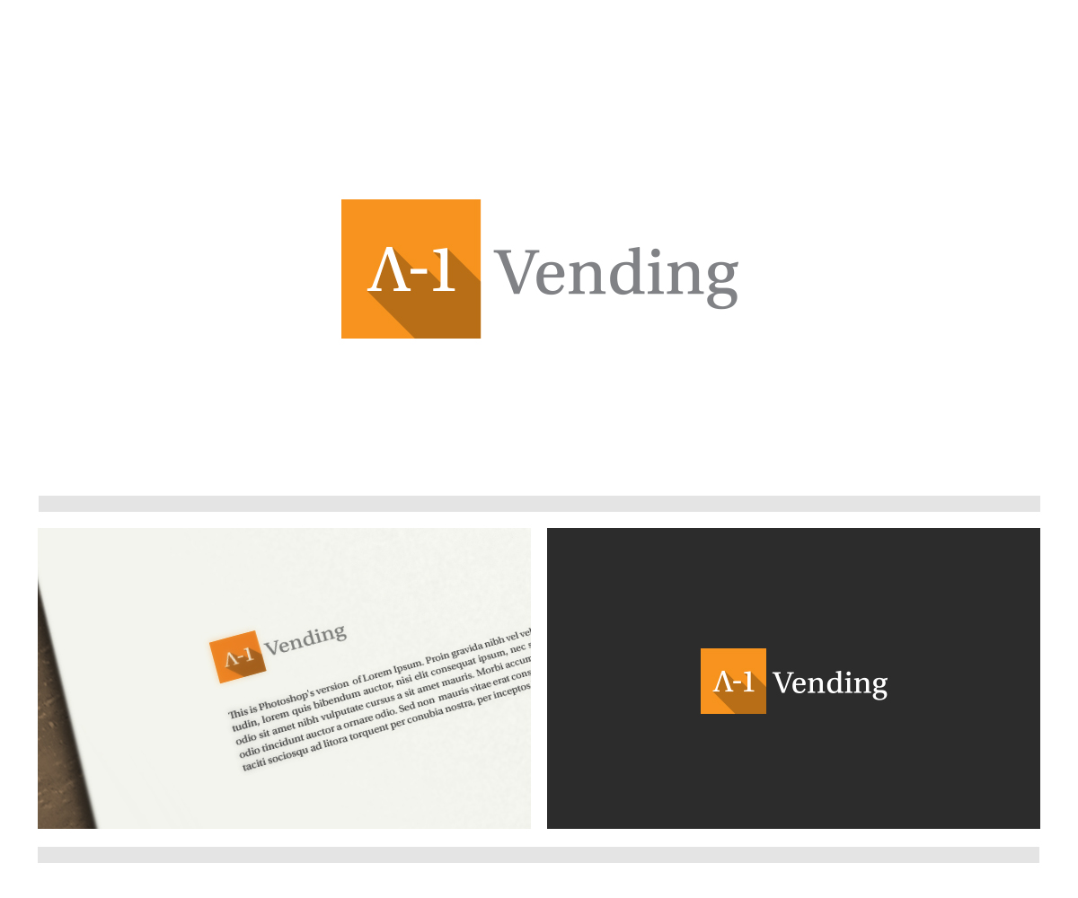 Logo Design by VisualFlava for A-1 Vending | Design #3623146