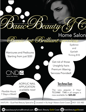 Flyer Design by Lightspeed Designs for Basic Beauty Gold Coast | Design: #3600441