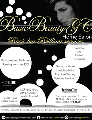 Flyer Design by Lightspeed Designs for Basic Beauty Gold Coast | Design: #3600472