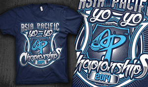 Asia Pacific Yo-Yo Championships 2014 | T-shirt Design by Mayonpx