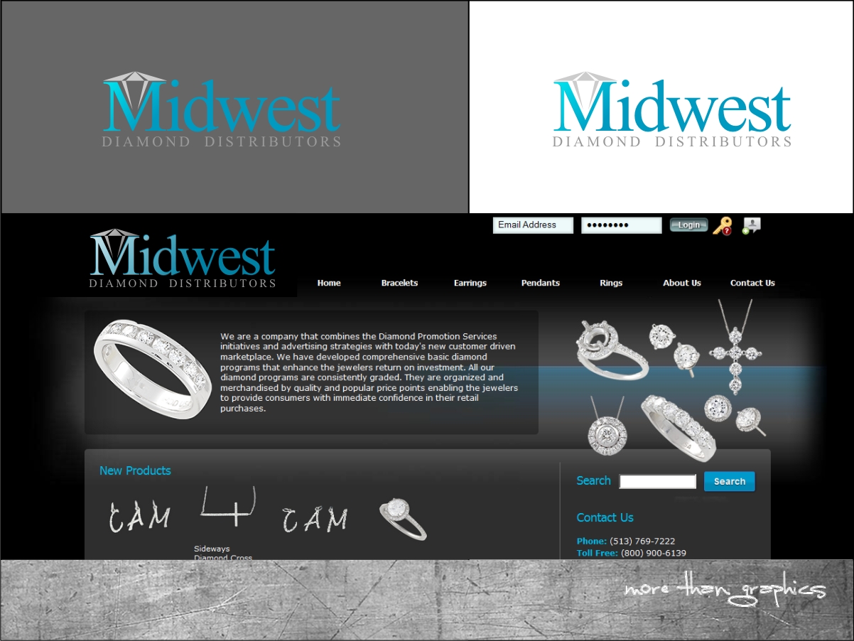 Logo-Design von vladst2004 für Midwest Diamond Distributors | Design #3583509