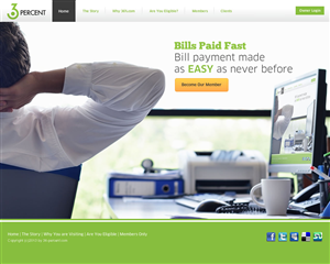 Web Design by DesignCreativity4you for 36-percent.com | Design: #3608046