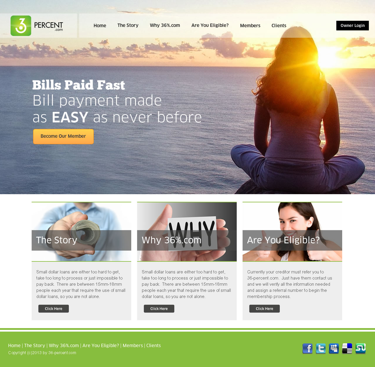 Web Design by DesignCreativity4you for 36-percent.com | Design #3632514