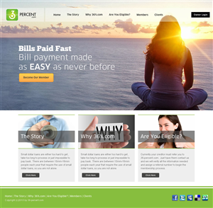 Web Design by DesignCreativity4you for 36-percent.com | Design: #3632514