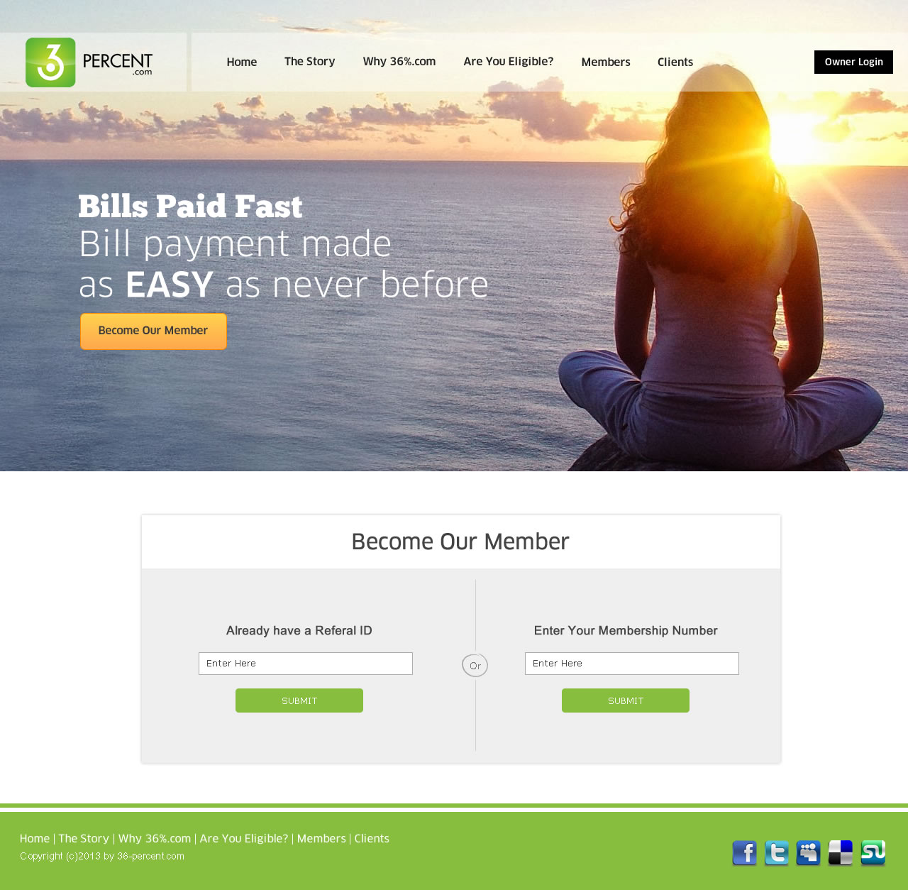 Web Design by DesignCreativity4you for 36-percent.com | Design #3632522