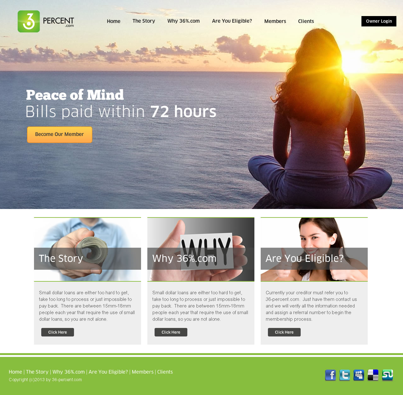 Web Design by DesignCreativity4you for 36-percent.com | Design #3639395