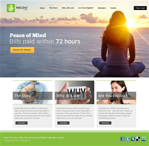 Web Design by DesignCreativity4you for 36-percent.com | Design: #3639395