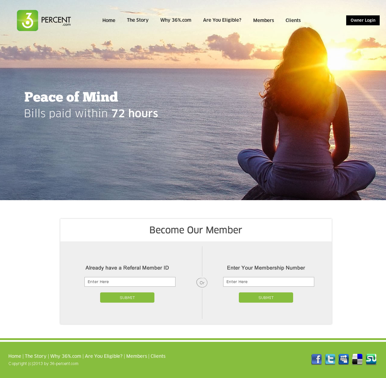 Web Design by DesignCreativity4you for 36-percent.com | Design #3643494