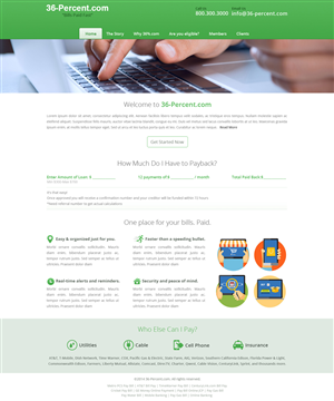 Web Design by Hashim Creetto for 36-percent.com | Design: #3605427