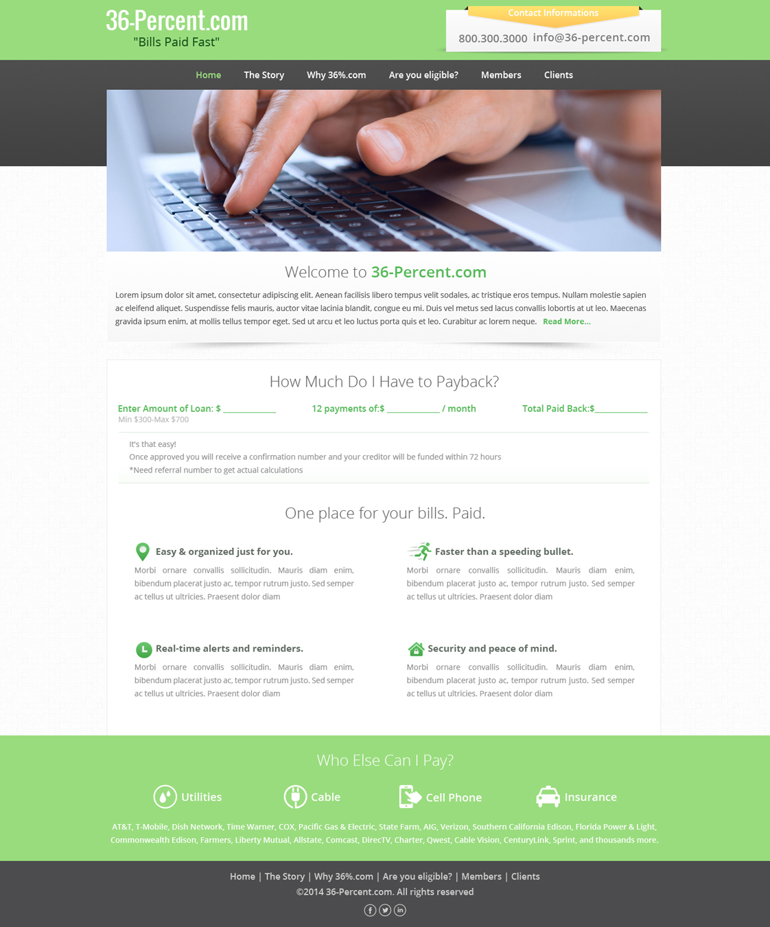 Web Design by Hashim Creetto for 36-percent.com | Design #3629829