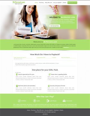 Web Design by Hashim Creetto for 36-percent.com | Design: #3629834