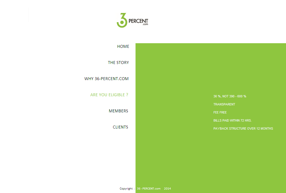 Web Design by coa for 36-percent.com | Design #3643404