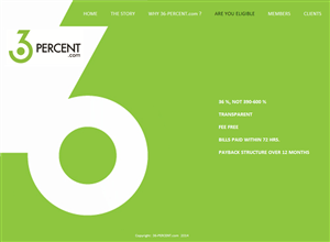 Web Design by coa for 36-percent.com | Design: #3643407