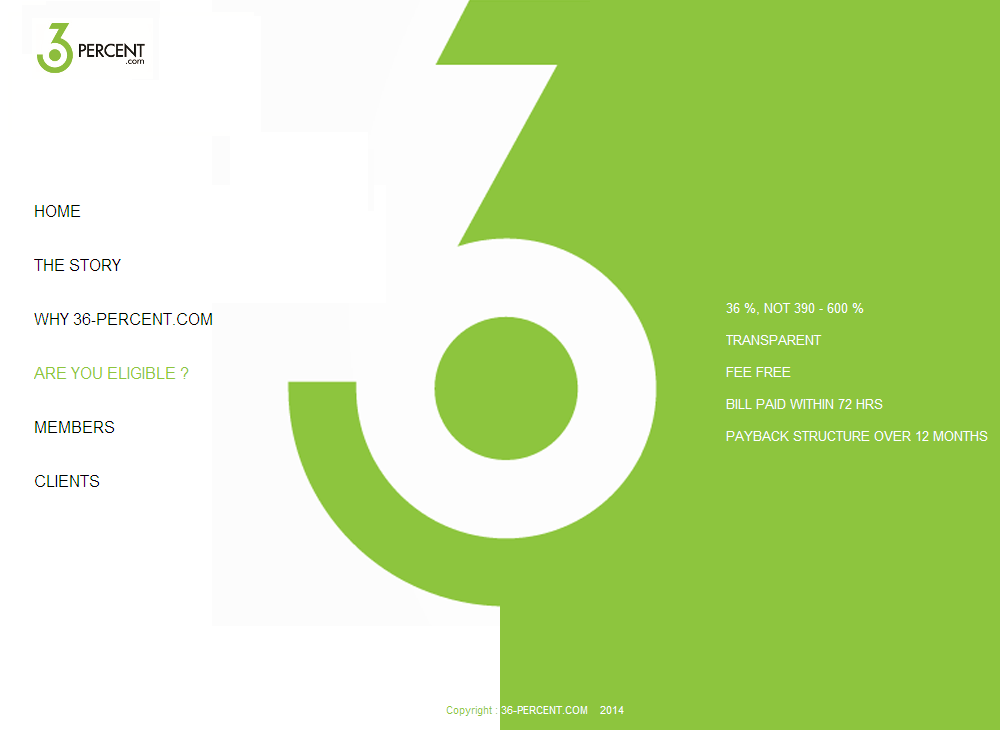 Web Design by coa for 36-percent.com | Design #3646353