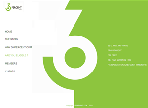 Web Design by coa for 36-percent.com | Design: #3646353