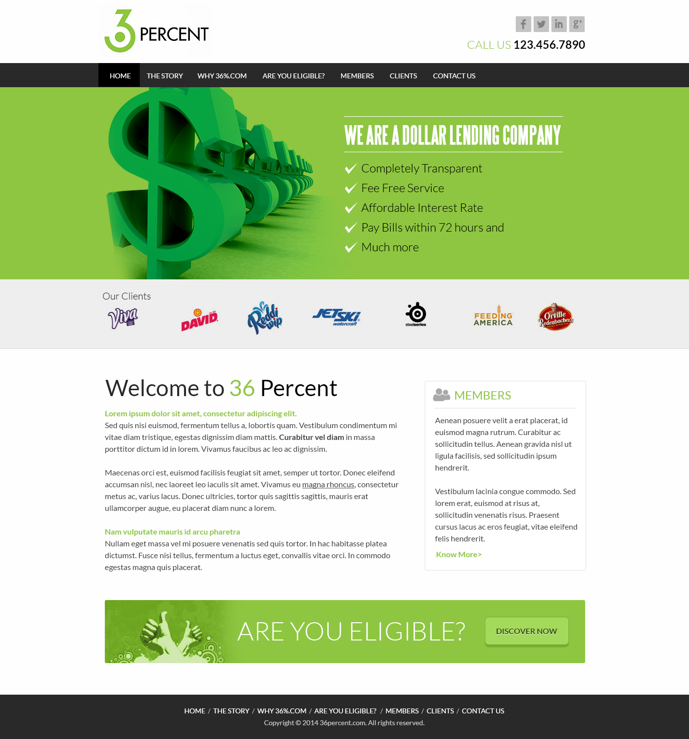 Web Design by SJ for 36-percent.com | Design #3613088