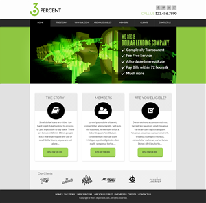Web Design by SJ for 36-percent.com | Design: #3613938