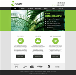 Web Design by SJ for 36-percent.com | Design: #3614013