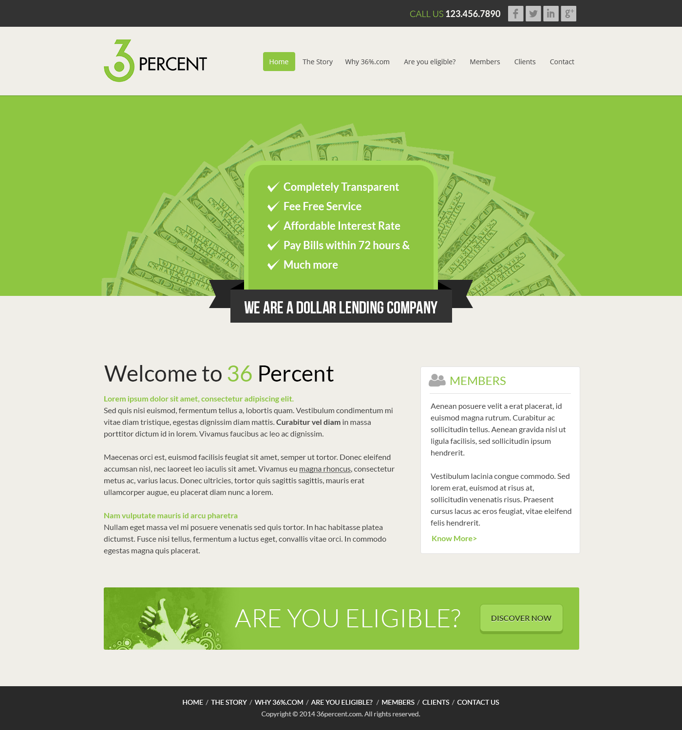 Web Design by SJ for 36-percent.com | Design #3619378
